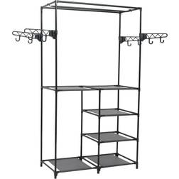 vidaXL 245743 Black Clothes Rack 87x158cm