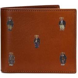 Polo Ralph Lauren Polo Bear Leather Billfold Wallet - Tan