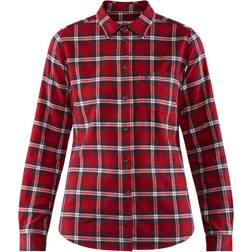 Fjällräven Övik Flannel Shirt - Deep Red