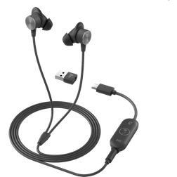 Logitech Zone Auricolare Cablato In-ear Ufficio 3.5mm USB Tipo-C Grafite