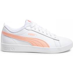 Puma Smash V2 Leather W - White/Apricot Blush/Black