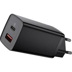 Baseus Chargeur rapide GaN2 LiteC U 65W Noir/Blanc