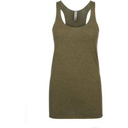 Next Level Women's Tri-Blend Racerback Tank Top - Military Green