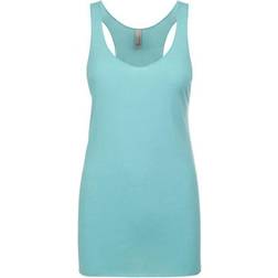 Next Level Women's Tri-Blend Racerback Tank Top - Tahiti Blue