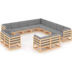 vidaXL 3077014 Loungeset, Bord inkl. 13 Soffor