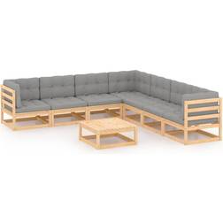 vidaXL 3076879 Loungesæt, 1 borde inkl. 7 sofaer