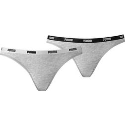 Puma Women's Iconic Briefs 2-pack - Grey