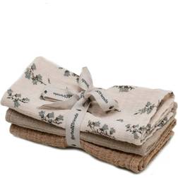 Garbo&Friends Muslin Washcloths Bluebell 3-pack