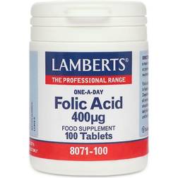 Lamberts Folic Acid 400µg 100 pcs