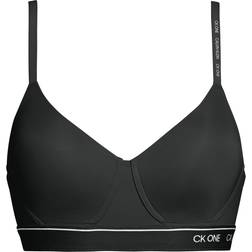 Calvin Klein One Micro Lightly Lined Bralette - Black