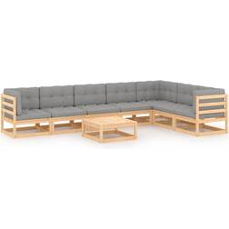 vidaXL 3076799 Outdoor Lounge Set, 1 Table incl. 7 Sofas