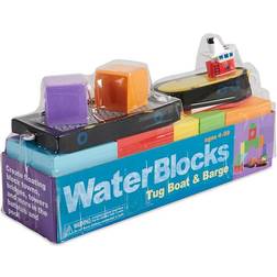 Just Think Toys Waterblocks Tug Boat & Barge