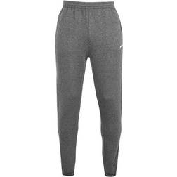 Slazenger Cuffed Fleece Jogging Pants Men - Charcoal Marl