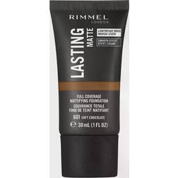Rimmel Lasting Matte Foundation #601 Soft Chocolate