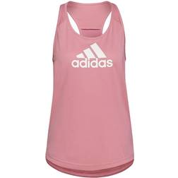 Adidas Aeroready Designed 2 Move Logo Sport Tank Top Women - Rose Tone/White