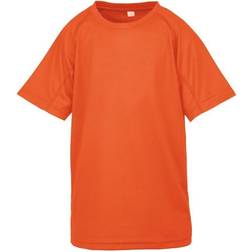 Spiro Boy's Performance Aircool T-shirt - Flo Orange