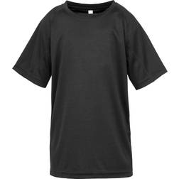 Spiro Boy's Performance Aircool T-shirt - Black