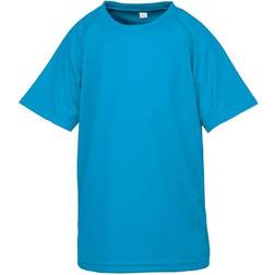 Spiro Boy's Performance Aircool T-shirt - Ocean Blue