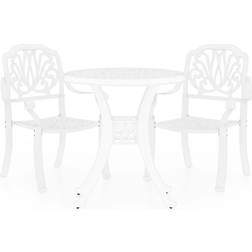 vidaXL 3070573 Café-Set, 1 Tisch einschl. 2 Stühle