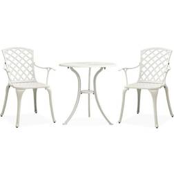 vidaXL 315593 Caféset, 1 Bord inkl. 2 Stolar
