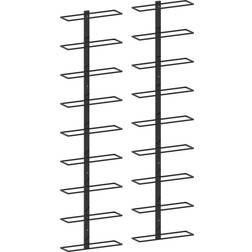 vidaXL 289562 Wine Rack 24x95.4cm 2pcs