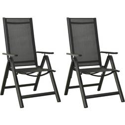 vidaXL 312188 2-pack Trädgårdsmatstol