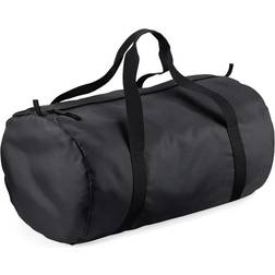 BagBase Packaway Duffle Bag 2-pack - Black/Black