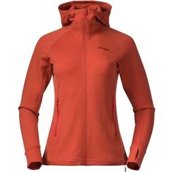 Bergans Ulstein Wool Hood W Jacket - Brick