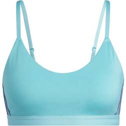 Adidas All Me 3-Stripes Sports Bra - Mint Ton/White