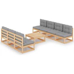vidaXL 3076399 Loungesæt, 1 borde inkl. 7 sofaer