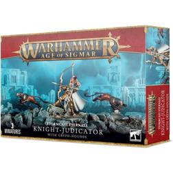 Games Workshop Warhammer Age of Sigmar : Stormcast Eternals Knight Judicator with Gryph Hounds