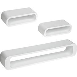 tectake Life 3-pack Wall Shelf 95cm 3pcs