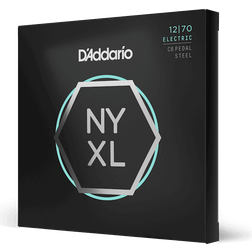 D'Addario NYXL1270PS, filet nickel, Regular, 12-70 jeu pour guitare C6 Pedal Steel