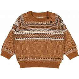 Wheat Bennie Knit Pullover - Cinnamon Melange (6575e-560-3025)