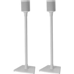 Sanus Support De Haut-parleur Sans Fil Pour Sonos Play 1 Et De Jeu 3 Blanc (Lot De 2)