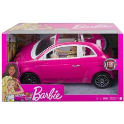 Mattel Barbie Fiat 500 Convertible with Barbie GXR57