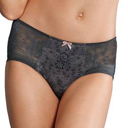 Rosa Faia Fleur High Waist Brief - Anthracite