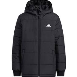 Adidas Junior Padded Winter Jacket - Black/Black/White (H45030)