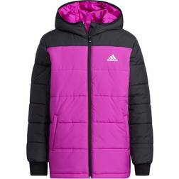 Adidas Junior Padded Winter Jacket - Sonic Fuchsia/Black/White (H45028)