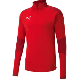 Puma teamFINAL 21 Training 1/4 Zip Top Men - Red/Chili Pepper