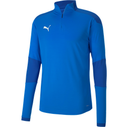 Puma teamFINAL 21 Training 1/4 Zip Top Men - Electric Blue Lemonade/Team Power Blue