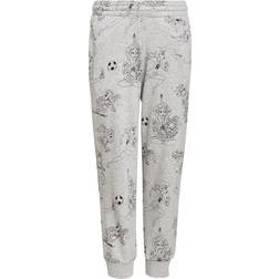 Adidas Girl's Disney Comfy Princesses Joggers - Medium Gray Heather/Black (GT9484)