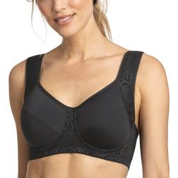 Miss Mary Exhale Sports Bra with Underwire - Black