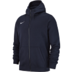 Nike Club19 Full-Zip Bambini - Obsidian White