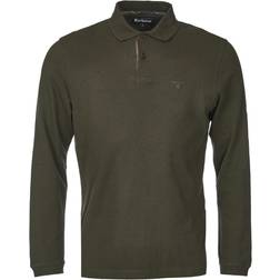 Barbour Long Sleeve Sports Polo Shirt - Forest