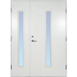 Scandidoor Standard Ytterdörr Frostat glas S 0502-Y H (150x210cm)
