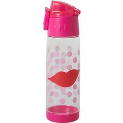 Rice Plastic Drinking Bottle Kiss Print