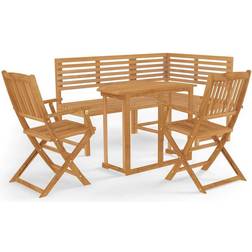 vidaXL 3057863 Café-Set, 1 Tisch einschl. 2 Stühle & 1 Sofas