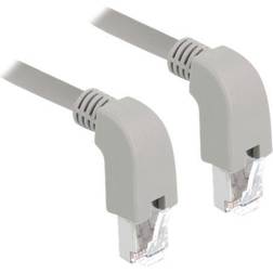 DeLock Angled RJ45-RJ45 S/FTP Cat6a 1m