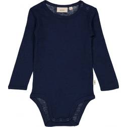 Wheat Plain Wool Body LS - Navy (9115E-775-1432)